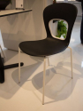 Magnuson Group Chaise d'Intérieur-Extérieur - RIVISTA - Noir et insertion blanche