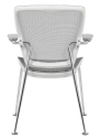 Nightingale Chaise d'Invité en Mesh - OXO 6500 - Blanc - Vue de dos