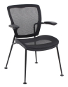 Nightingale Chaise d'Invité en Mesh - OXO 6500 - Noir