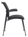 Nightingale Chaise d'Invité en Mesh - OXO 6500 - Noir - Vue de côté