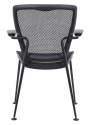 Nightingale Chaise d'Invité en Mesh - OXO 6500 - Noir - Vue de dos