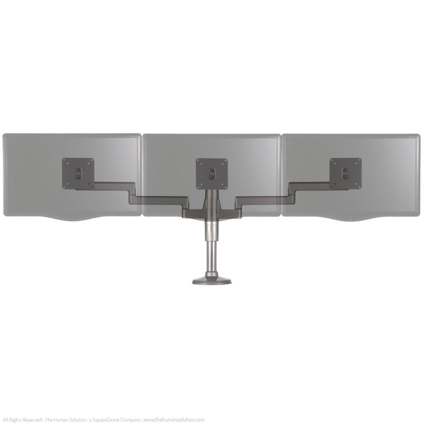 Humanscale Support Robuste 3 Écrans d'Ordinateur - M/Flex M8.1
